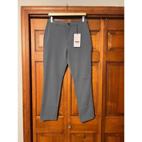 NWT Ministry Of Supply Men's Pace Tapered Ankle Chino Medium Gray Size 40x32 - Picture 2 of 10